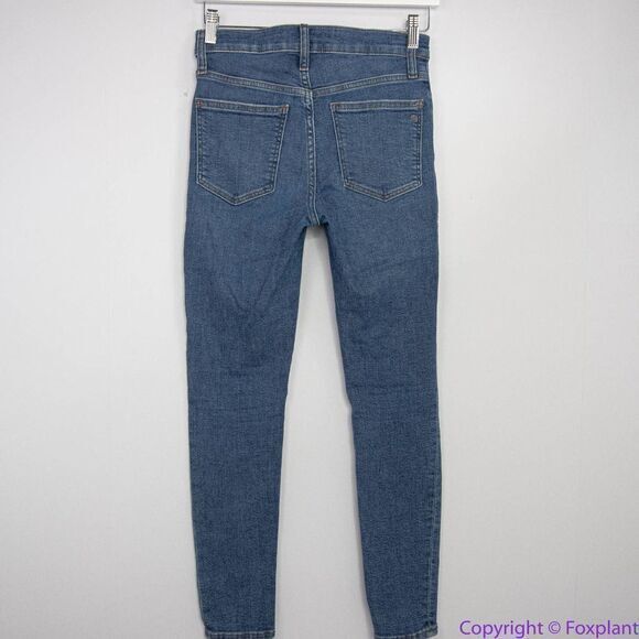 Madewell 9" Mid-Rise Skinny Jeans in Heathfield Wash, 25 - Picture 9 of 16